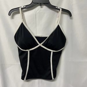 Shape Fx Swim Top Black Size 14 Lightly Padded